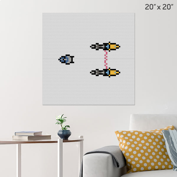 Anakin's Podracer Brick Poster