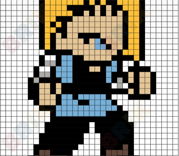 Android 18 Pixel Art