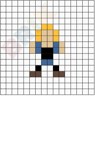 Android 18 Pixel Art