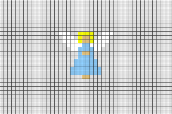 Angel Pixel Art