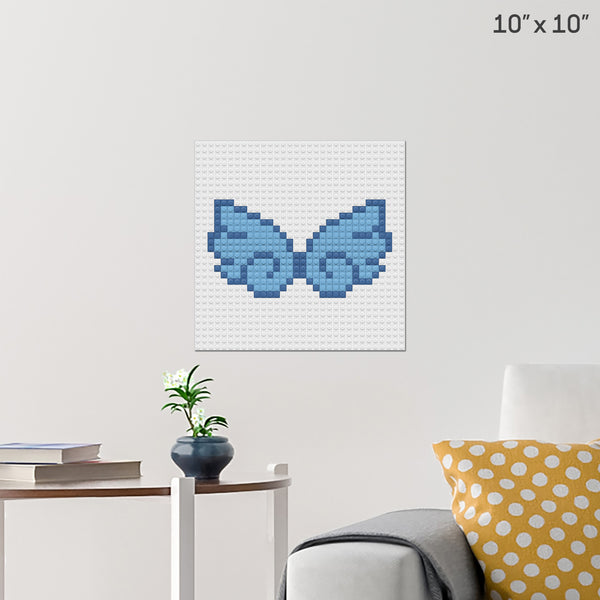 Angel Wings Brick Poster