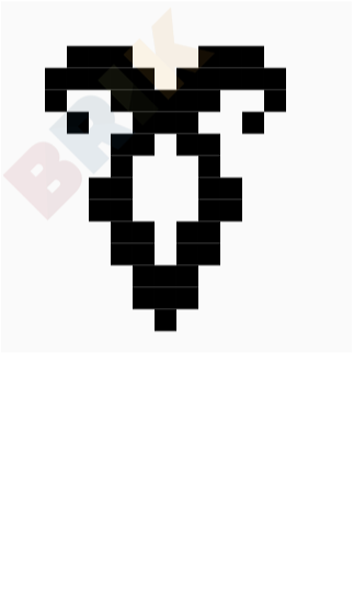 Angelic Power Rune Pixel Art