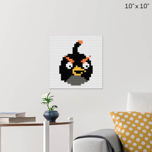 Angry Birds Bomb Brick Poster