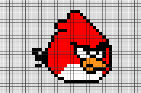 Angry birds Pixel Art