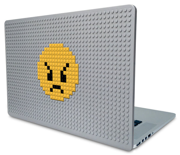 Angry Face Emoji Laptop Case