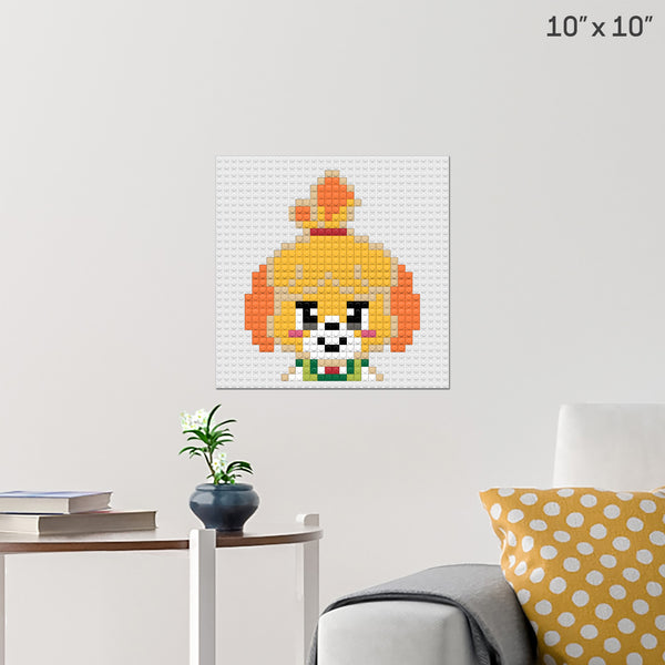 Animal Crossing Isabelle Brick Poster