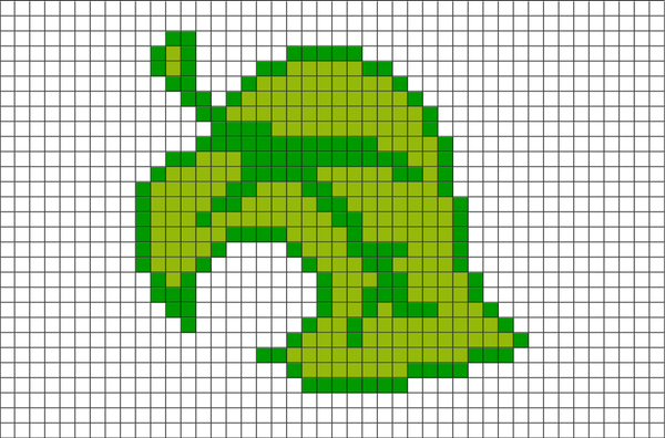 Animal Crossing Leaf  Pixel Art