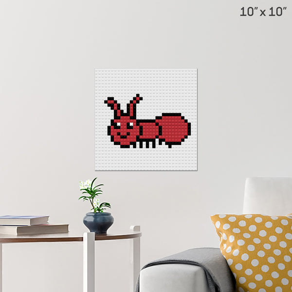 Ant Brick Poster