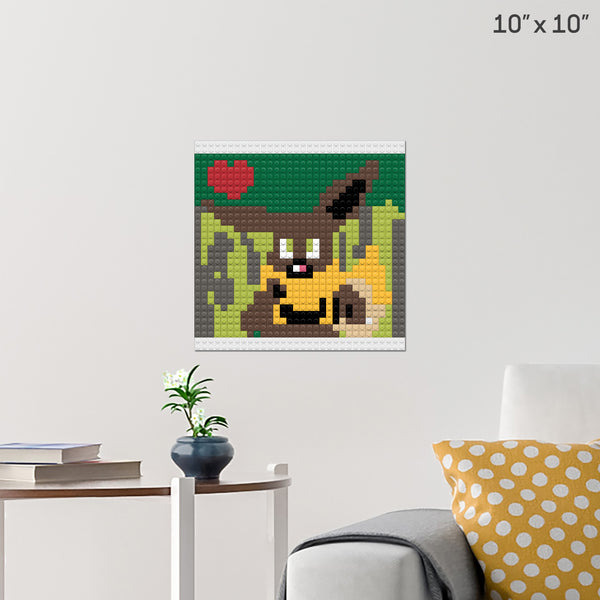 anthro eevee Brick Poster