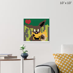 anthro eevee Wall Poster - Build Your Own with Bricks! - BRIK