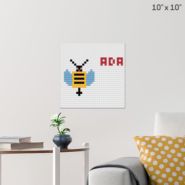 ape ada Brick Poster