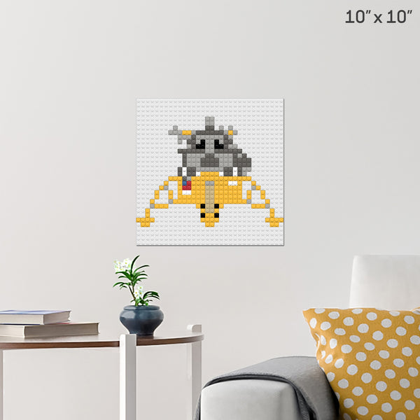 Apollo 11 Lunar Module Brick Poster