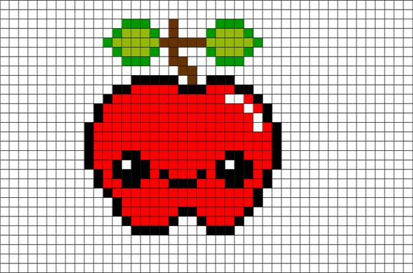 Apple Bead Pixel Art
