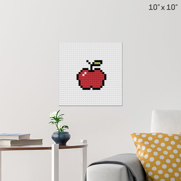 apple Brick Poster