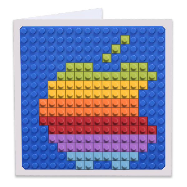 Apple Rainbow Greeting Card
