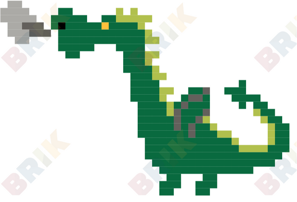 Appreciate a Dragon Day Pixel Art