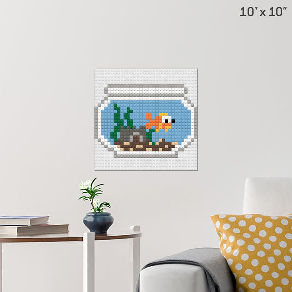 Aquarium Month Brick Poster