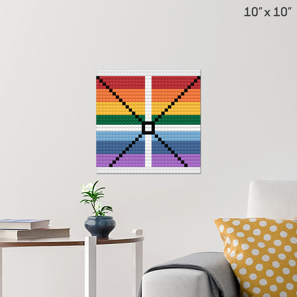 Arcobaleno Brick Poster