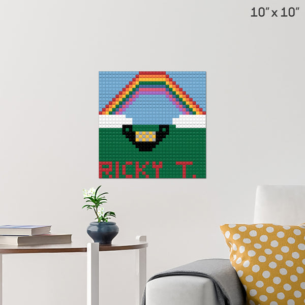 arcobaleno Brick Poster
