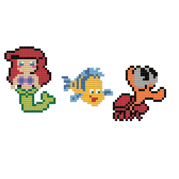 Ariel and fish and crab