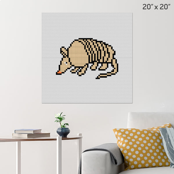 Armadillo Brick Poster