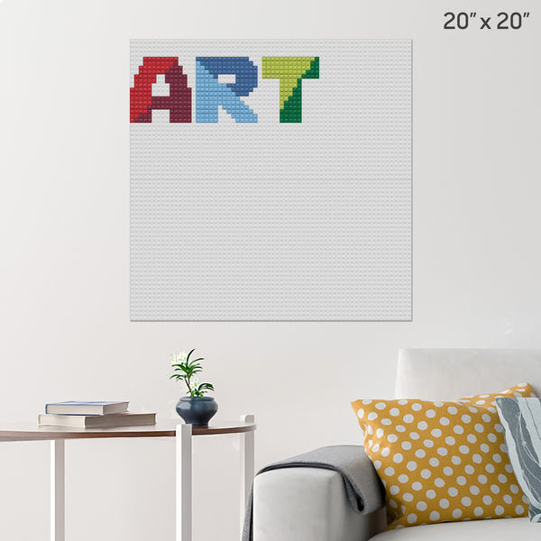 art colored final Brick Poster