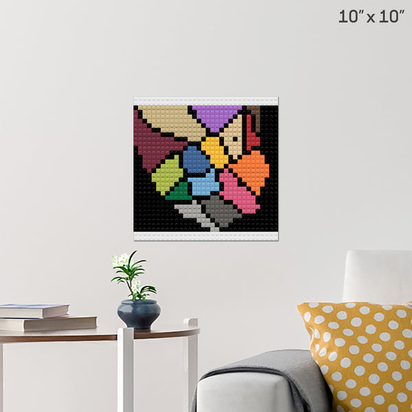 art Brick Poster