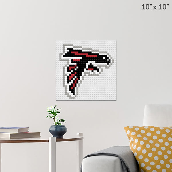 Atlanta Falcons Brick Poster