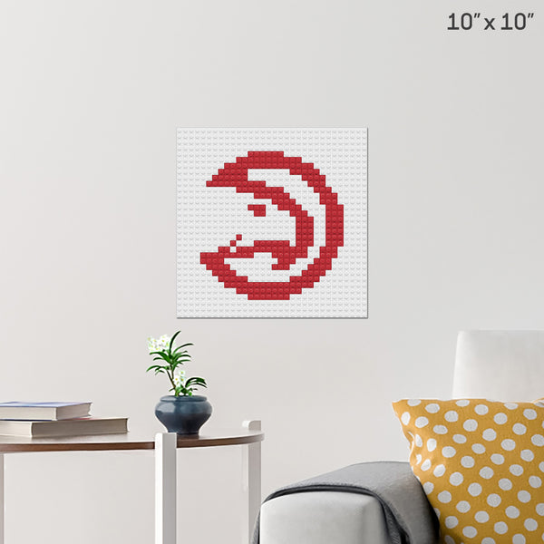 Atlanta Hawks Brick Poster