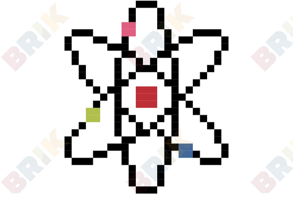 Atom Pixel Art