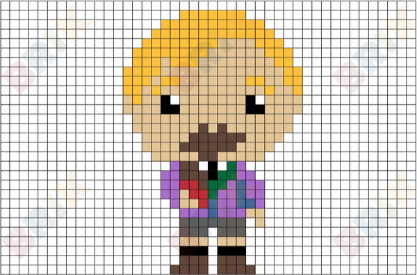 Augustus Gloop Pixel Art