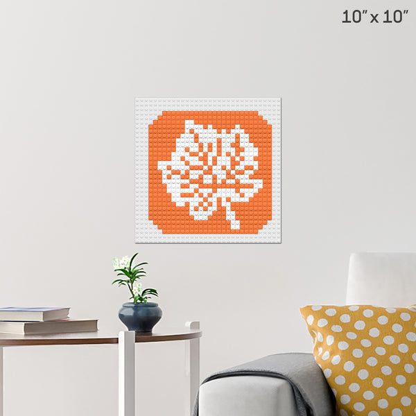 Autumn Brick Poster