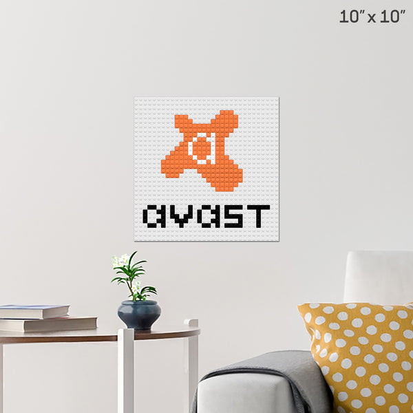 Avast Brick Poster