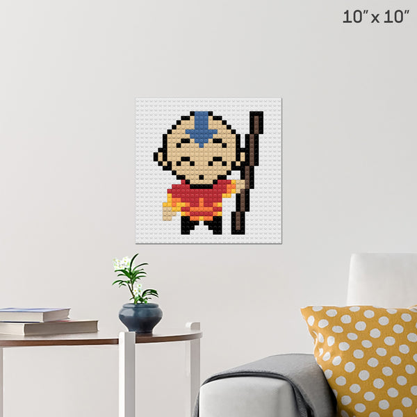 Avatar The Last Airbender Aang Brick Poster