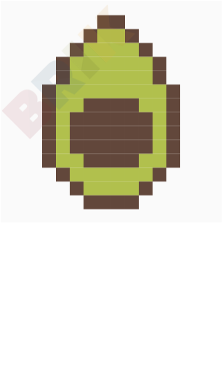 Avocado Pixel Art