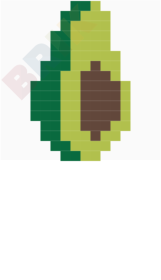 Avocado Pixel Art