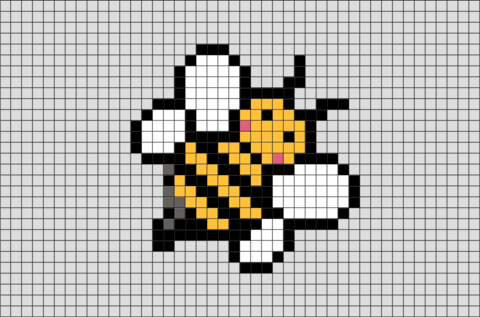Bee Pixel Art