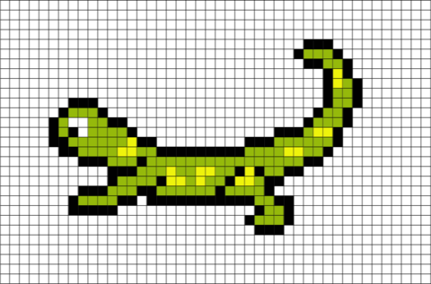 Salamander Pixel Art