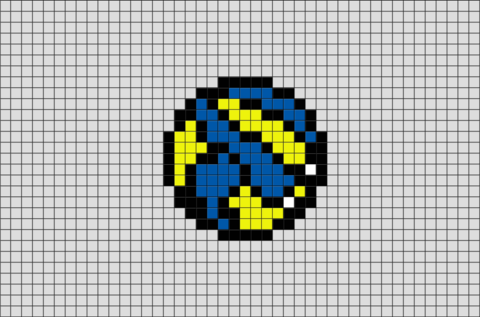 Volleyball Pixel Art