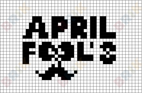 April Fool's Day Pixel Art