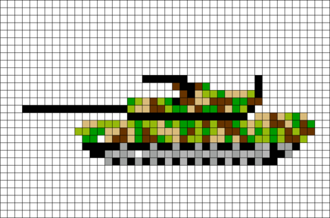 Abrams M-1 Camo Tank