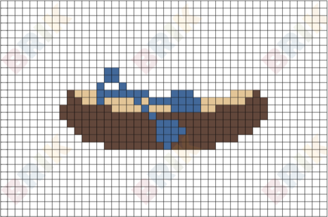 Boat Pixel Art