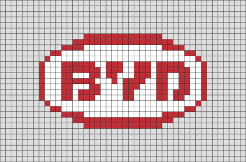 BYD Auto Pixel Art