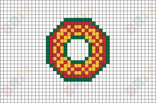 Ba Gua Mirror Pixel Art