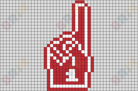 Super Bowl Pixel Art