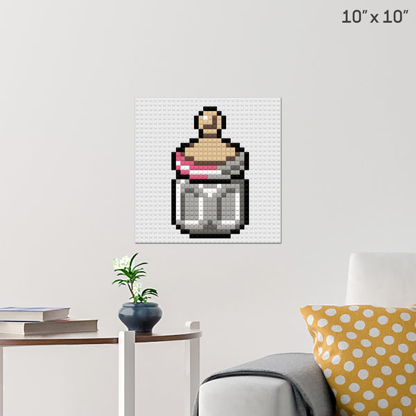 Baby Bottle Brick Poster