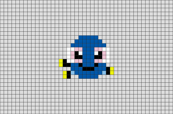 Baby Dory Pixel Art