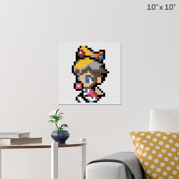 Baby Princess Peach Brick Poster