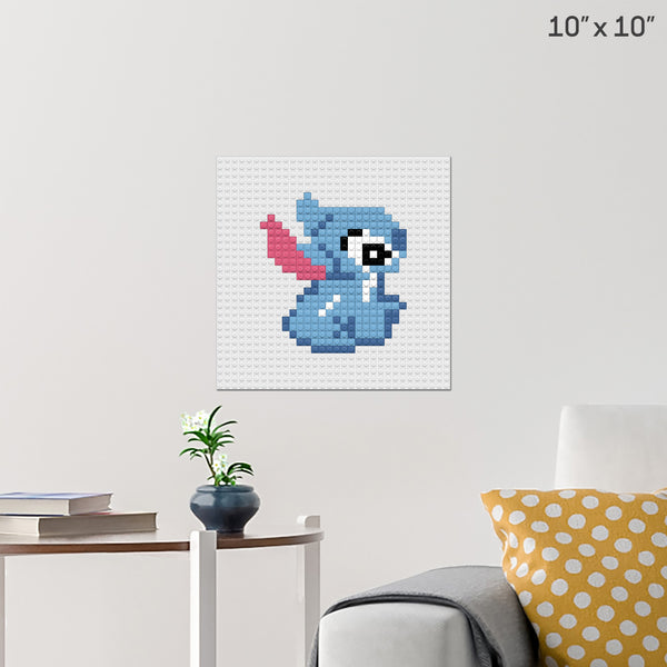 baby stitch Brick Poster