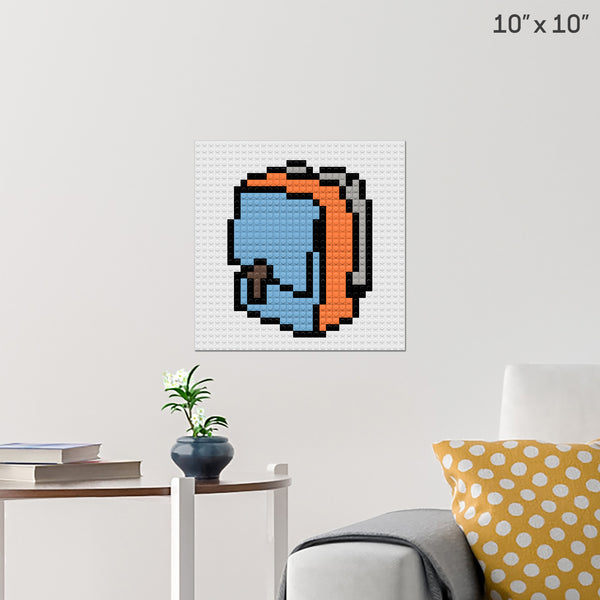 Backpack Brick Poster